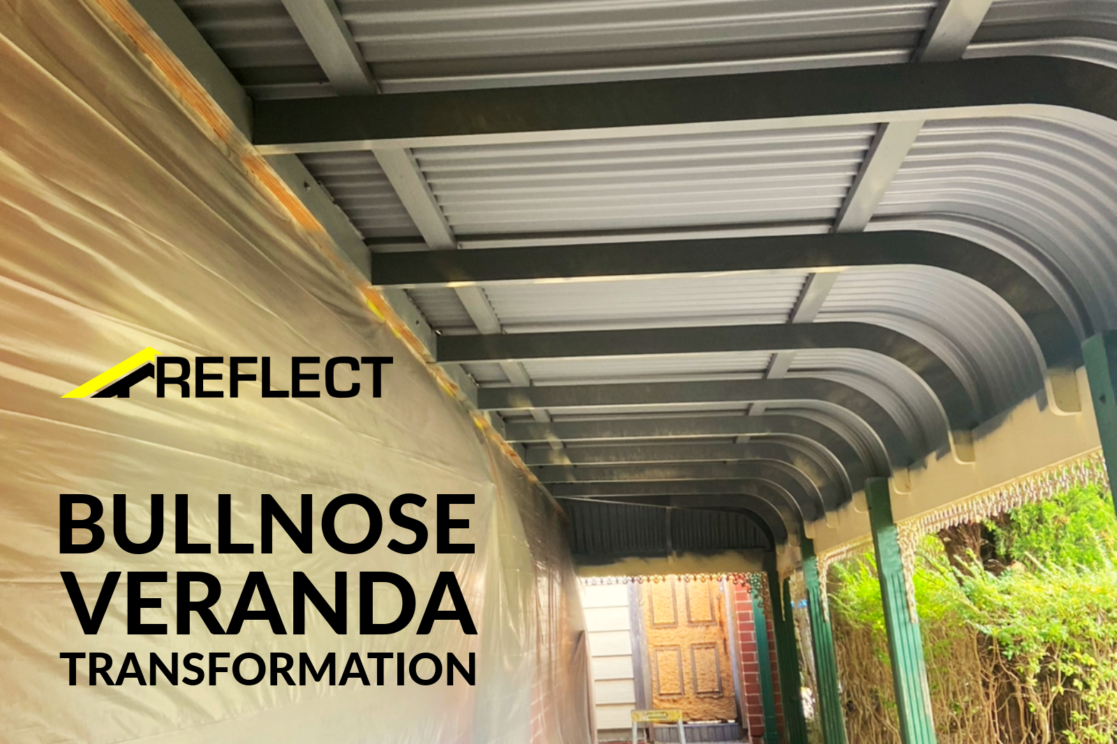 bullnose veranda renovation Reflect painting and decorating services Rowville Melbourne VIC Australia